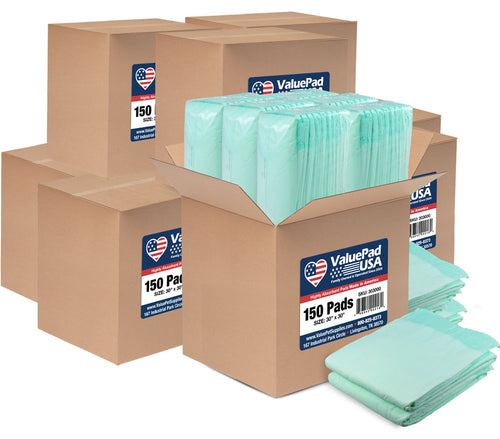 ValuePad USA Puppy Pads, Large 30x30 Inch, 1,200 Count BULK PACK