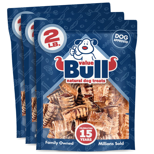 ValueBull Beef Trachea Bites, Premium, 6 Pounds