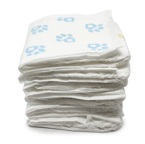 ValueWrap Male Wraps, Disposable Dog Diapers, 1-Tab Medium, 48 Count