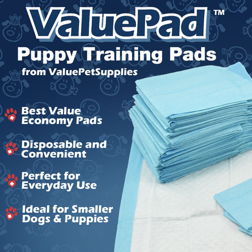 ValuePad Puppy Pads, Small 17x24 Inch, 600 Count BULK PACK