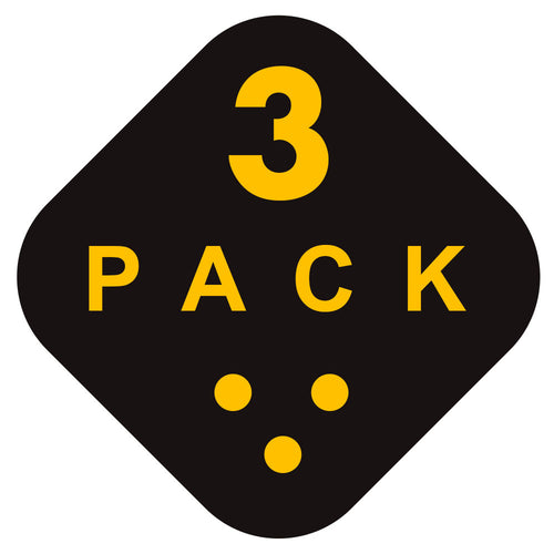 Cadet Pressed Rawhide Bone, 6.5 Inch, 12 Count, 3 Pack