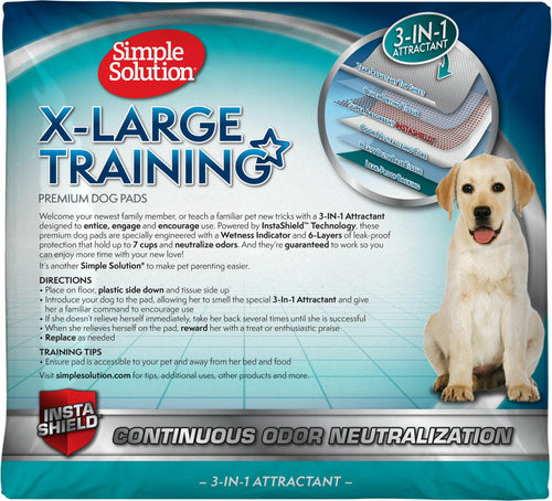 Simple Solution Training Pads for Dogs, Extra Large, 50 Count, 4 Pack