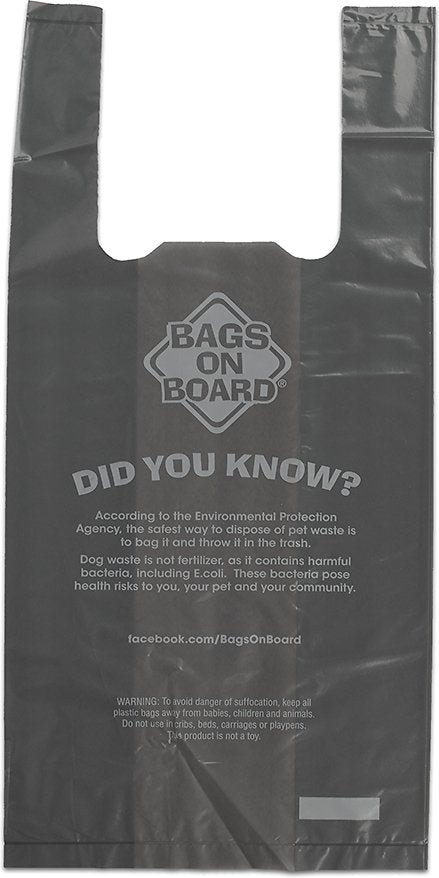 Bags on Board Poop Waste Pick-Up Bags, Hand Armor Extra Thick, 100 Count, 6 Pack