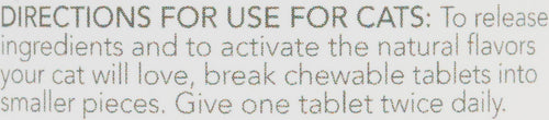 Vet's Best Hairball Relief Chewable Tablets for Cats, 60 Count