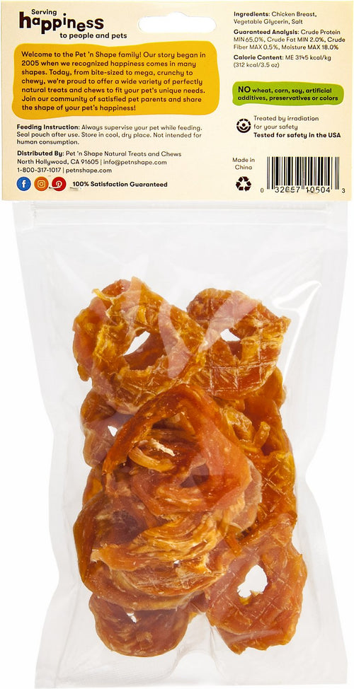 Pet 'n Shape Chik 'n Rings for Dogs, 4 Ounce, 12 Pack