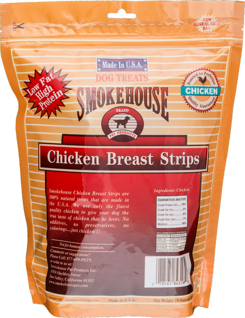 Smokehouse USA Chicken Strips Dog Chews, 16 Ounce, 5 Pack