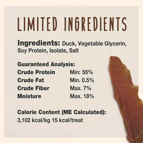 Cadet Gourmet Duck Breast Jerky Strip Dog Treats, 14 Ounce