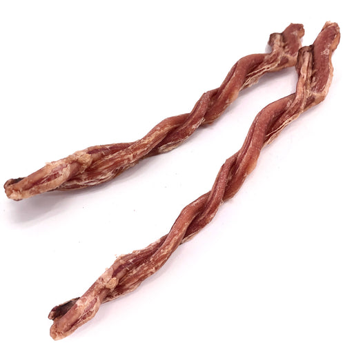ValueBull USA Lamb Pizzle Twist Dog Chews, 6 Inch, 100 Count