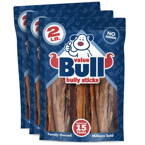 ValueBull Bully Sticks, 5-6 Inch, Varied Shapes, 6 Pounds
