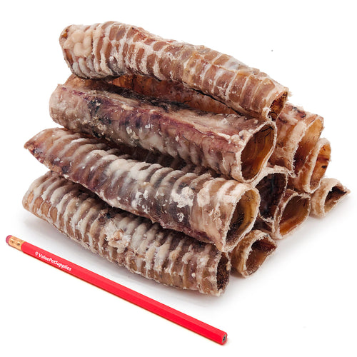 ValueBull USA Beef Trachea Tubes Dog Chews, 7 Inch, 18 Pounds