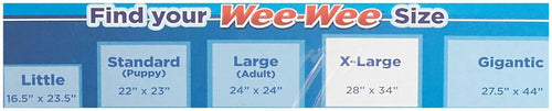 Four Paws Wee Wee Pads for Dogs, X-Large Pad 28x34 Inch, 40 Count