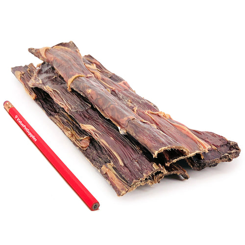ValueBull USA Beef Jerky Dog Chews, 12 Inch, Hickory-Smoked, 3 Pounds