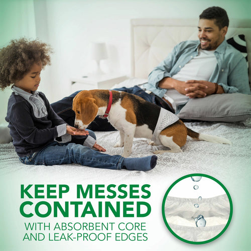 Vet's Best Male Wraps for Dogs, Comfort-Fit Disposable, Small, 12 Count, 12 Pack