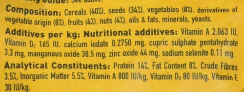 Tropimix Enrichment Food for Cockatiels & Lovebirds, 2 Pound, 6 Pack