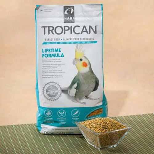 Tropican Lifetime Formula Granules Parrot Food, 2 milliliter, 4 Pound, 2 Pack