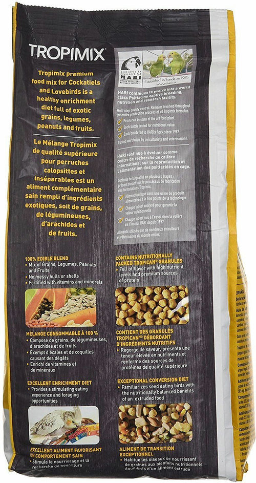 Tropimix Enrichment Food for Cockatiels & Lovebirds, 2 Pound, 6 Pack