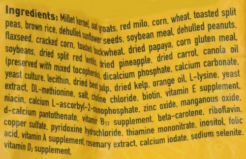 Tropimix Enrichment Food for Cockatiels & Lovebirds, 2 Pound, 6 Pack