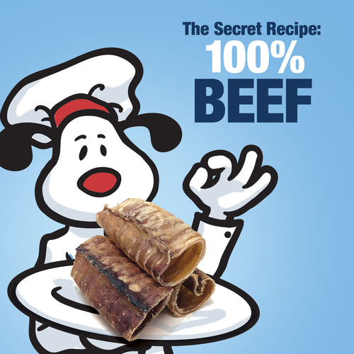 ValueBull Beef Trachea Bites, Premium, 20 Pounds BULK PACK