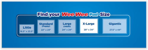 Four Paws Wee-Wee Pads for Dogs, X-Large 28x34 Inch, 75 Count, 2 Pack