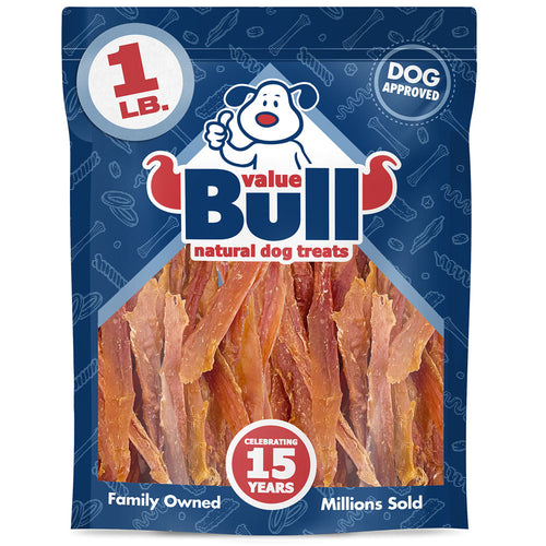 ValueBull USA Turkey Tendons Dog Treats, 3 Pounds