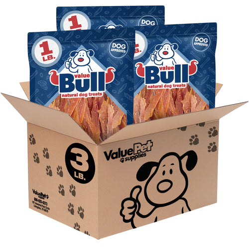 ValueBull USA Turkey Tendons Dog Treats, 3 Pounds