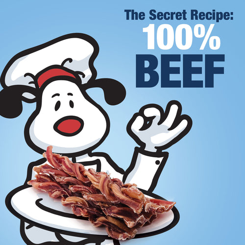 ValueBull USA Beef Bully Pizzle Twists Dog Treats, 5-6 Inch, 100 Count
