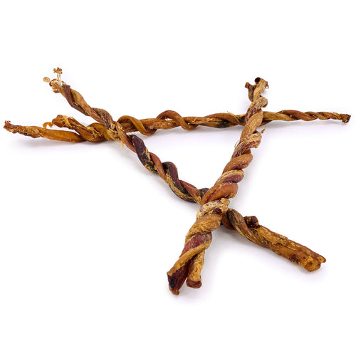 ValueBull Premium Pizzle Twists, Lamb 10-12 Inch, 50 Count