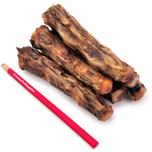ValueBull USA Oxtail Dog Chews, 4-6 Inch, Hickory-Smoked, 60 Count