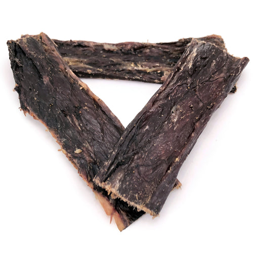 ValueBull USA Beef Jerky Dog Chews, 5 Inch, Hickory-Smoked, 144 Count