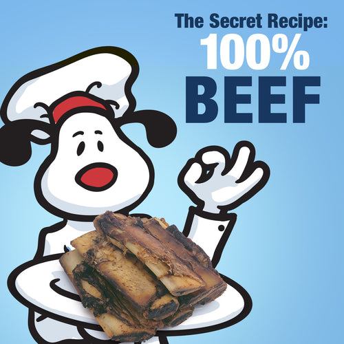ValueBull USA Beef Rib Bones, 4-5 Inch, Hickory Smoked BBQ, 240 Count