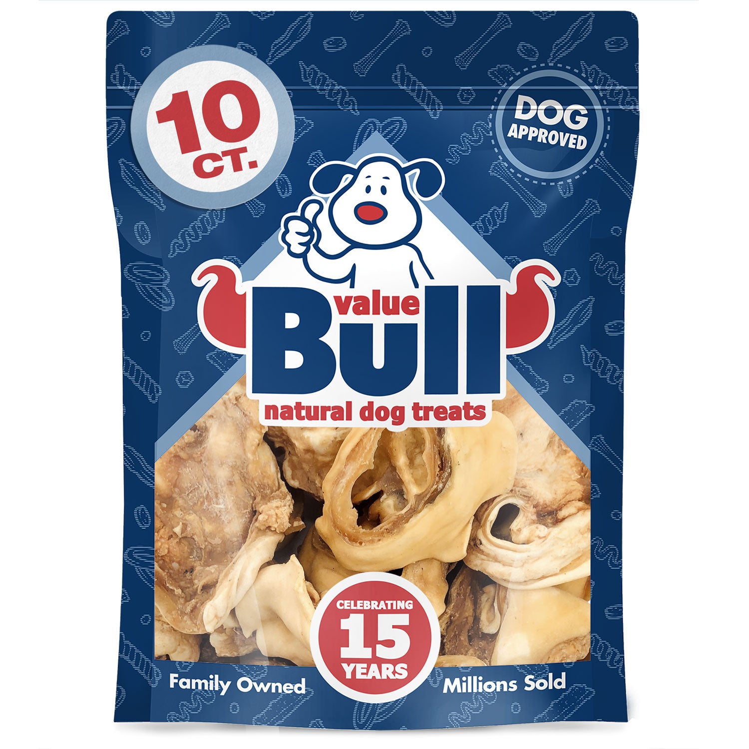 ValueBull Cow Ear Rings, 10 Count