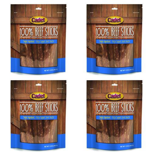 Cadet 100% Beef Sticks, 12 Ounce, 4 Pack
