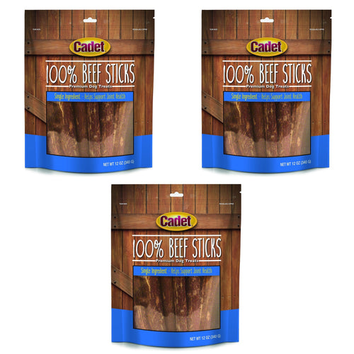 Cadet 100% Beef Sticks, 12 Ounce, 3 Pack