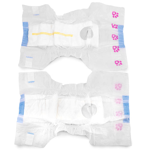 ValueFresh Female Dog Disposable Diapers, Medium, 576 Count BULK PACK