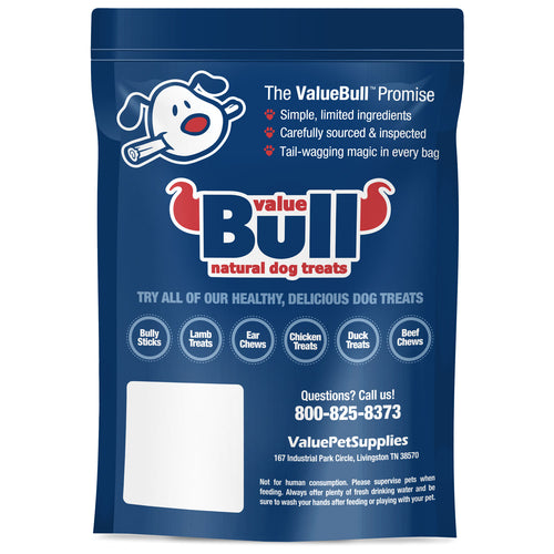 ValueBull Beef Collagen Curly Spirals, Thick 5-6 Inch, 50 Count