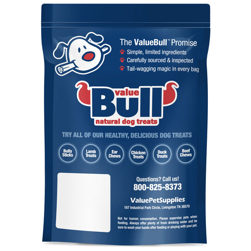 ValueBull Beef Collagen Curly Spirals, Thick 5-6 Inch, 50 Count