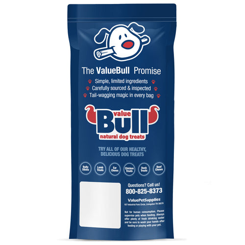 ValueBull USA Beef Jerky Dog Chews, 12 Inch, 18 Pounds