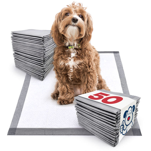 IMPROVED- ValuePad Ultra Puppy Pads, Medium 23x24 Inch, 50 Count