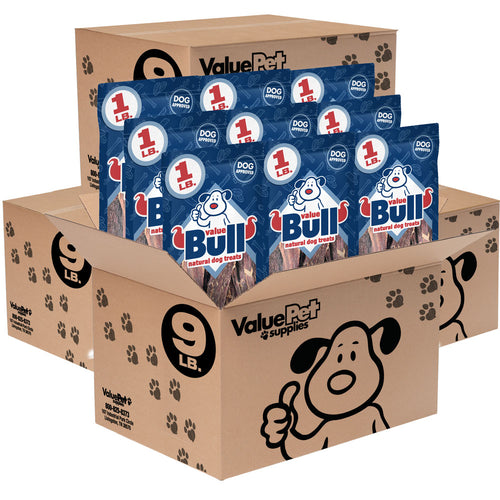 ValueBull USA Beef Jerky Dog Chews, 12 Inch, 36 Pounds