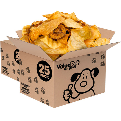 ValueBull USA Premium Cow Ears, Smoked, Jumbo, 50 Count BULK PACK