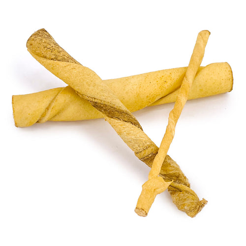 ValueBull USA Rawhide Twists for Small Dogs, 5 inch, Varied Shapes & Thickness, 20 Pounds