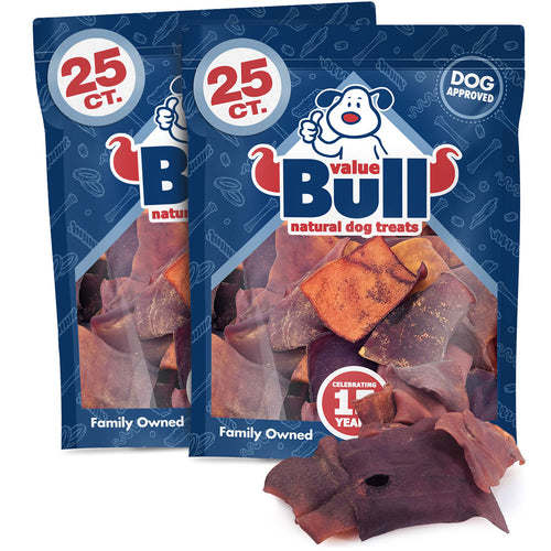 ValueBull USA Collagen Chips, Beef Chews For Dogs, Smoked, 50 Count