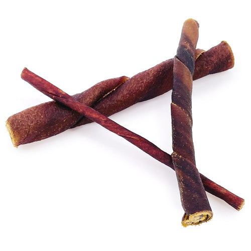 ValueBull USA Beef Collagen Twists for Dogs, Smoked, Varied Shapes, 10 Pounds BULK PACK