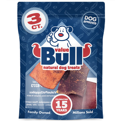 ValueBull USA Collagen Chips, Beef Chews For Dogs, Smoked, 3 Count (SAMPLE PACK)