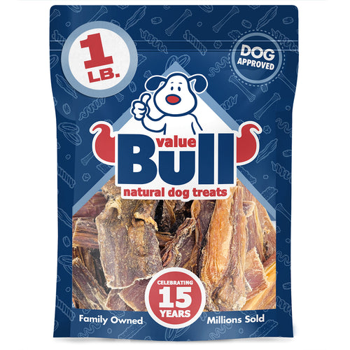ValueBull Beef Jerky Gullet Sticks for Dogs, 1 Pound