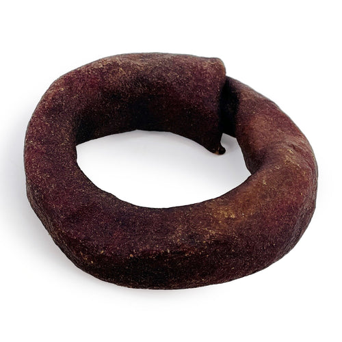 ValueBull USA Beef Collagen Rings For Dogs, Lightly Smoked, 4", 2 lb