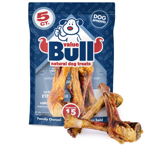 ValueBull USA Lamb Fore Trotter Dog Bones, 5 Count