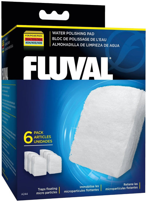 Fluval Water Polishing Pad, Fits 304/305/404/405 Models 6pk by Hagen