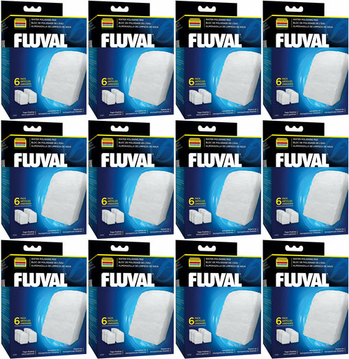 Fluval Water Polishing Pad, Fits 304/305/404/405 Models by Hagen, 6pk x 12pk