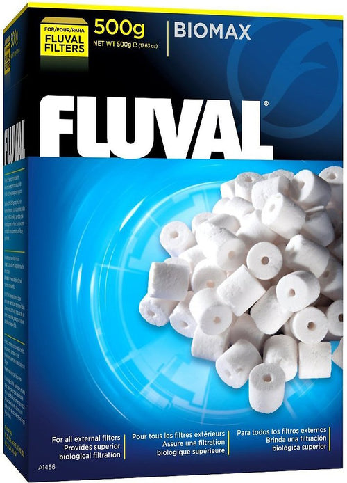 Fluval Biomax Filter Media, 500 gram, 17.63 Ounce, 6 Pack